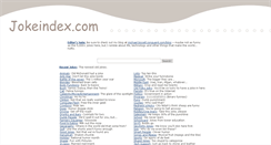 Desktop Screenshot of jokeindex.com